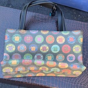 Dooney & Burke Colorful Logo Tote Bag